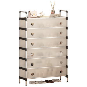 Organisateur de <span class=keywords><strong>Rangement</strong></span> Multi-Niveaux pour <span class=keywords><strong>Chaussures</strong></span>, Meuble à <span class=keywords><strong>Chaussures</strong></span> avec Étagères et Housse Anti-Poussière - Product Image 3