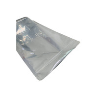 Op maat gemaakte logo PE stand-up pouches met aluminiumfolie, hersluitbaar, transparant, voor babyvoeding, noten, gedroogd fruit, theepoeder