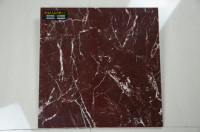 Carreaux Porcelanato Rouge Poli Bon Marché pour Sol 60x60 Carreaux de Céramique avec Texture de Marbre Hôtels Carreaux d'Extérieur Isolation Thermique