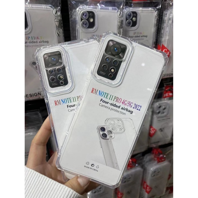 Wholesale Mobile Phone Transparent Cases for Xiaomi Redmi Note 11 Pro 4 5G 2022 Clear TPU Back Covers Silicone PC Back Covers
