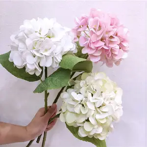 Fleur d'hortensia artificielle au toucher, 1 pièce, toucher doux, décoration pour la maison, nouveau design