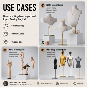 Mannequin unisexe de qualité supérieure, personnalisation d'usine, mannequin demi-corps pour vitrine, fabricants de mannequins de luxe - Product Image 5