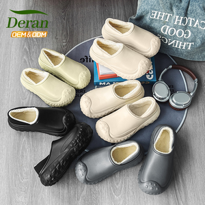 <span class=keywords><strong>Scarpe</strong></span> <span class=keywords><strong>da</strong></span> Cuoco Personalizzate OEM Deran con Logo Stampato, Nuove <span class=keywords><strong>Scarpe</strong></span> Imbottite in Cotone Calde per Infermieri, Medici, Cucina, <span class=keywords><strong>Scarpe</strong></span> di Sicurezza Eva, Zoccoli <span class=keywords><strong>da</strong></span> Uomo - Product Image 3