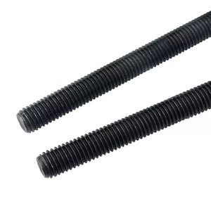 M5 M6 thép carbon sắt thép ASTM A325 A307 gr2 <span class=keywords><strong>GR5</strong></span> ASTM 193 B7 Oxit Đen Metric <span class=keywords><strong>Rod</strong></span> End inch với máy giặt chủ đề <span class=keywords><strong>Rod</strong></span> din975 - Product Image 4