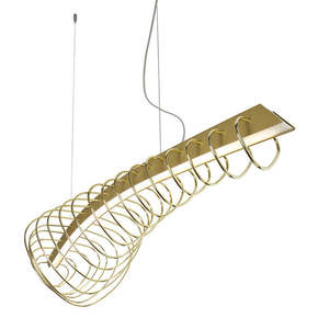 Italian Style Designer Minimalist Artistic Chandelier Led <b>Light</b> Long Shape For Home Bar Restaurant Villa Showroom - Product Image 3
