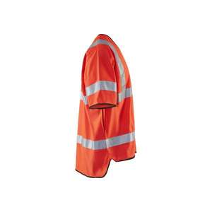 BLAKLADER - 302310225500 S/M Chaleco Hi-Vis Clase 3 Rojo-EAN 7330509419014 ROPA DE TRABAJO DE 2017 - Product Image 3