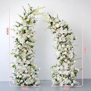 Arco de Metal para Boda, Juego de 2 Piezas, Arco Floral para Decoración de Escenario de Boda - Product Image 2