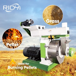 Richi miễn phí tùy chỉnh 1-2T/h trấu SINH KHỐI Trung Quốc cỏ PELLET Máy nhà máy - Product Image 1