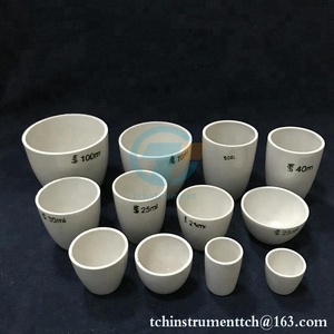 Crisol de porcelana con tapa de 5ml a 300ml, equipo de calentamiento para laboratorio - Product Image 2