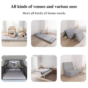Yüksek yoğunluklu köpük üçlü kat yatak kolay-otel ofis veya ev için katlanabilir tasarım-Modern tarzı uyku tulumu - Product Image 5