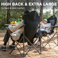 Chaise de camping et de pêche pliable portable de nouvelle conception, capacité de charge de 160 kg, chaise pliable d'extérieur