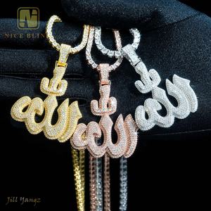 Hip Hop Rock Fire China joyería al por mayor chapado en oro latón AAAAA + Cubic Zirconia moda Iced Out colgante <span class=keywords><strong>Gif</strong></span> para hombres y mujeres - Product Image 1