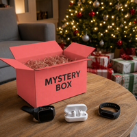 Cofanetto Misterioso Elettronica Base 3C - Lucky Blind Box 1-2 Pezzi a Sorpresa Casuale - Smartwatch, Auricolari TWS, Altoparlante - Ingrosso MOQ 1
