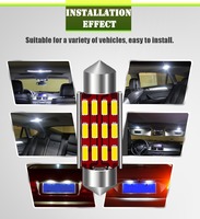 Jiachi Canbus Nouveau IC 12V C5W C10W Led Ampoule 31mm 36mm 39mm 41mm Festoon Intérieur Dôme Lecture Tronc Lumières 6000K Blanc pour Voiture