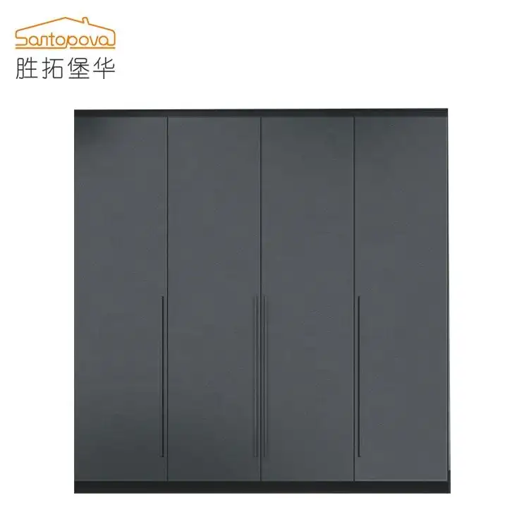 Casa de luxo de pequeno porte preços roupeiro de madeira Made in China crianças quarto roupeiro porta de armário projeto 2