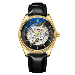CHENXI Brand Unique Fashion Automatic Relógio De Luxo Mecânico para Homens e Meninos em Preço Baixo