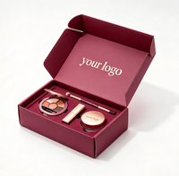 Boîte d'emballage vide pour fards à paupières avec logo personnalisé, en carton, et boîte magnétique pour palette de fards à paupières, idéale pour un cadeau de maquillage.