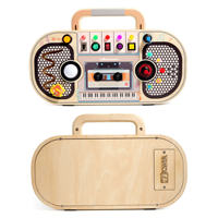 Jouets éducatifs pour la petite enfance, jouets à interrupteurs lumineux LED, jouets de planche d'activités en bois, jouet de planche d'activités multifonctionnel en bois