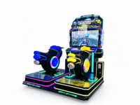 Simulateur de course moto à mouvement complet de luxe de haute qualité, console de jeu d'intérieur à monnayeur, simulateur de conduite divertissant pour centre commercial