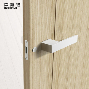 Minimalist Design <strong>Door</strong> <strong>Knob</strong> White Privacy Access Bathroom <strong>Knob</strong> High Standard Passage Interior <strong>Door</strong> Lock Set - Product Image 5