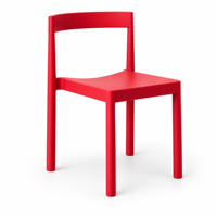 Chaise de salle à manger de luxe moderne minimaliste colorée empilable ergonomique en plastique PP moulé imperméable pour café, jardin, restaurant, cuisine