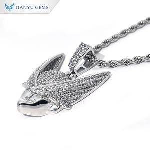 Tianyu Cartoon character luxury pendant <b>necklace</b> with unique design and exquisite style paired with a rope chain - Product Image 3