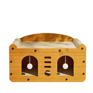 Shengfeng Hot Selling Foldable Cat Scratcher <b>Nests</b> Sleeping <b>Beds</b> Cat Scratching Board Pet Supplies - Product Image 1