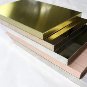 Factory Price 201 202 304 304L Stainless Steel Plate BA 2B 8K Mirror Stainless Steel Plate