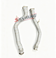 Prix usine : Downpipe d'échappement pour Bentley Continental GT/GTC W12 4.0T/6.0T, Tuyaux d'échappement, Tuyau de test, Collecteur d'échappement, Son parfait