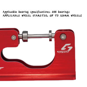 Outil universel simple pour le retrait des roulements des patins à roulettes, accessoires sportifs pour l'installation de skateboards et d'axes - Product Image 3