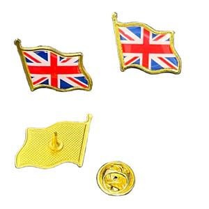 Broche drapeau américain en gros de Chine, badge émaillé électroplaqué Canada, époxy, pays du monde, épinglette en fer goutte d'huile, boucle papillon - Product Image 3