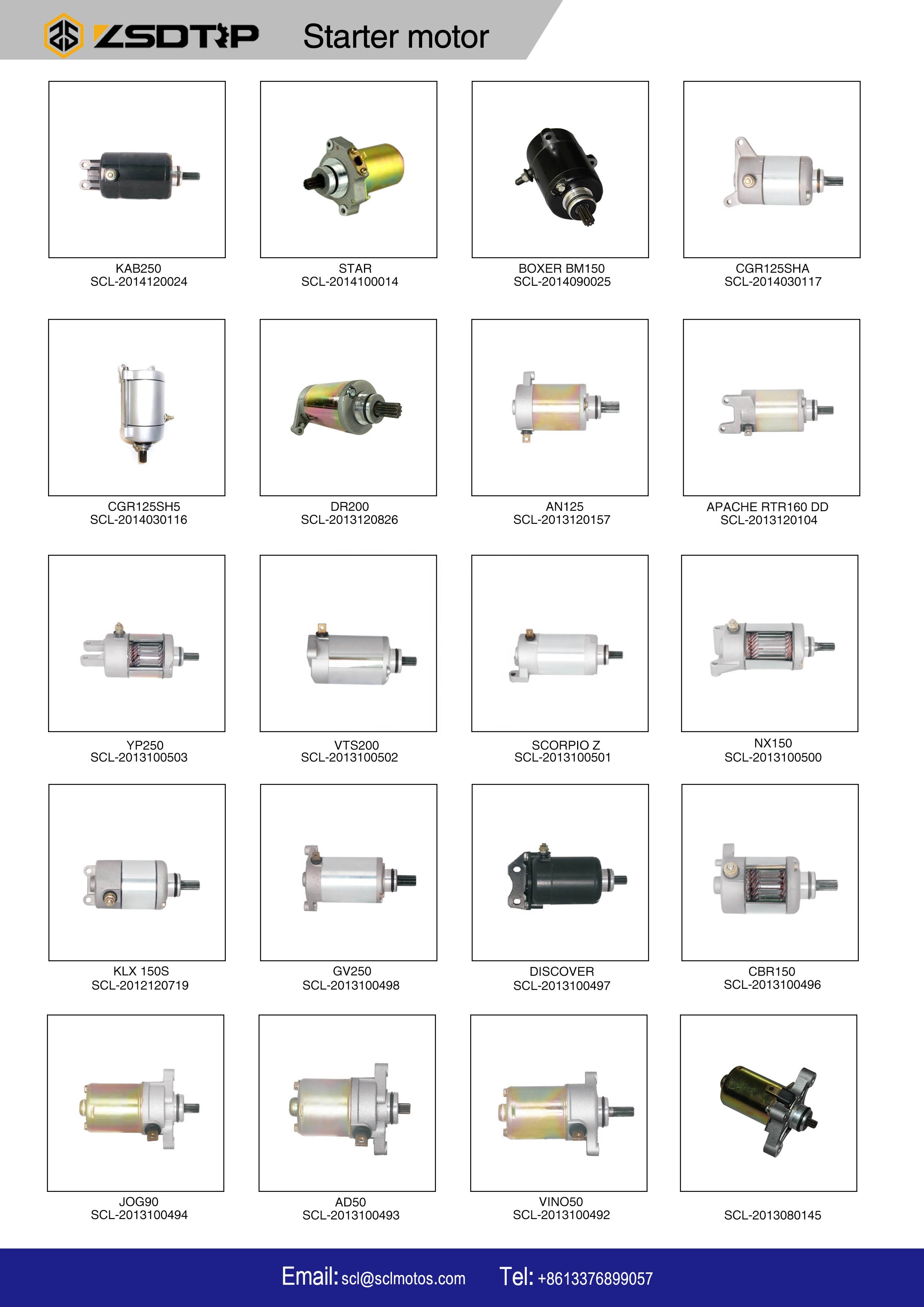 OEM No. 31200-KGH-911 Motorcycle Starter for CBR125 & More