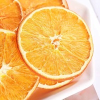 Tranches d'oranges séchées en vrac FD en gros 500g pour cocktails et thés aux fruits, sans sucre ajouté, emballage OEM