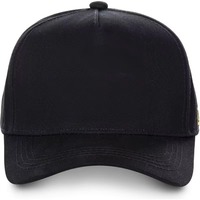 Gorra de Béisbol de Algodón de Alta Calidad con Visera Curva Negra Ajustable con Cierre a Presión