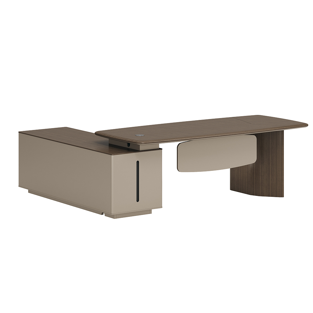 Noyer + Gris Café + personnalisable