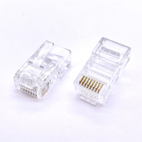 Connecteurs Ethernet Cat5e Soulin 8P8C UTP RJ45 à contact en laiton IP68 pour câble réseau informatique et port de fil téléphonique