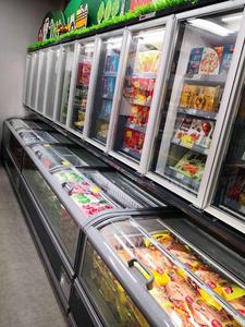 Congelador Combinado Profesional de Pared con Control Digital, Puerta de Vidrio, Refrigerador Vertical Tipo Isla para Tiendas de Abarrotes - Product Image 4