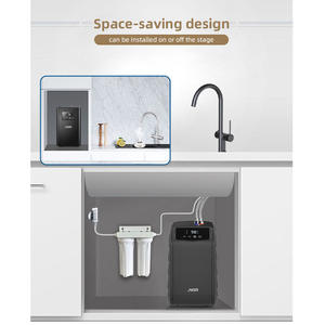 Electrodoméstico de cocina Grifos mezcladores de agua caliente hirviendo debajo del fregadero Caldera de agua Acero inoxidable 4 en 1 Cerámica contemporánea Pulida 3L - Product Image 5