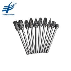 ACDEFGHLMN06M03 Set singolo taglio rame brasato carburo di tungsteno File di bave rotanti per la macinazione sbavatura taglio - Product Image 5