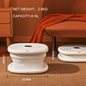 Baignoire de pieds pliable portable, bassin de Massage, vendu avec poignée - Product Image 6