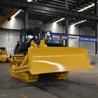 Bulldozer robuste de 22 tonnes avec chenilles renforcées, moteur stable et économe en carburant de 175 kW, bulldozer pour travaux de nivellement du terrain