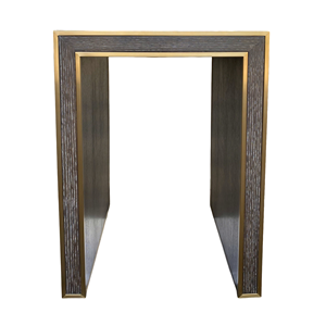 Table d'extrémité en bois massif rond en bois placage de frêne Style Antique Design moderne pour canapé salon chambre à coucher - Product Image 1