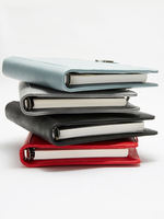 Carnets de notes rechargeables avec batterie externe 10000 mAh, chargement filaire/sans fil, couverture en cuir, vente en gros