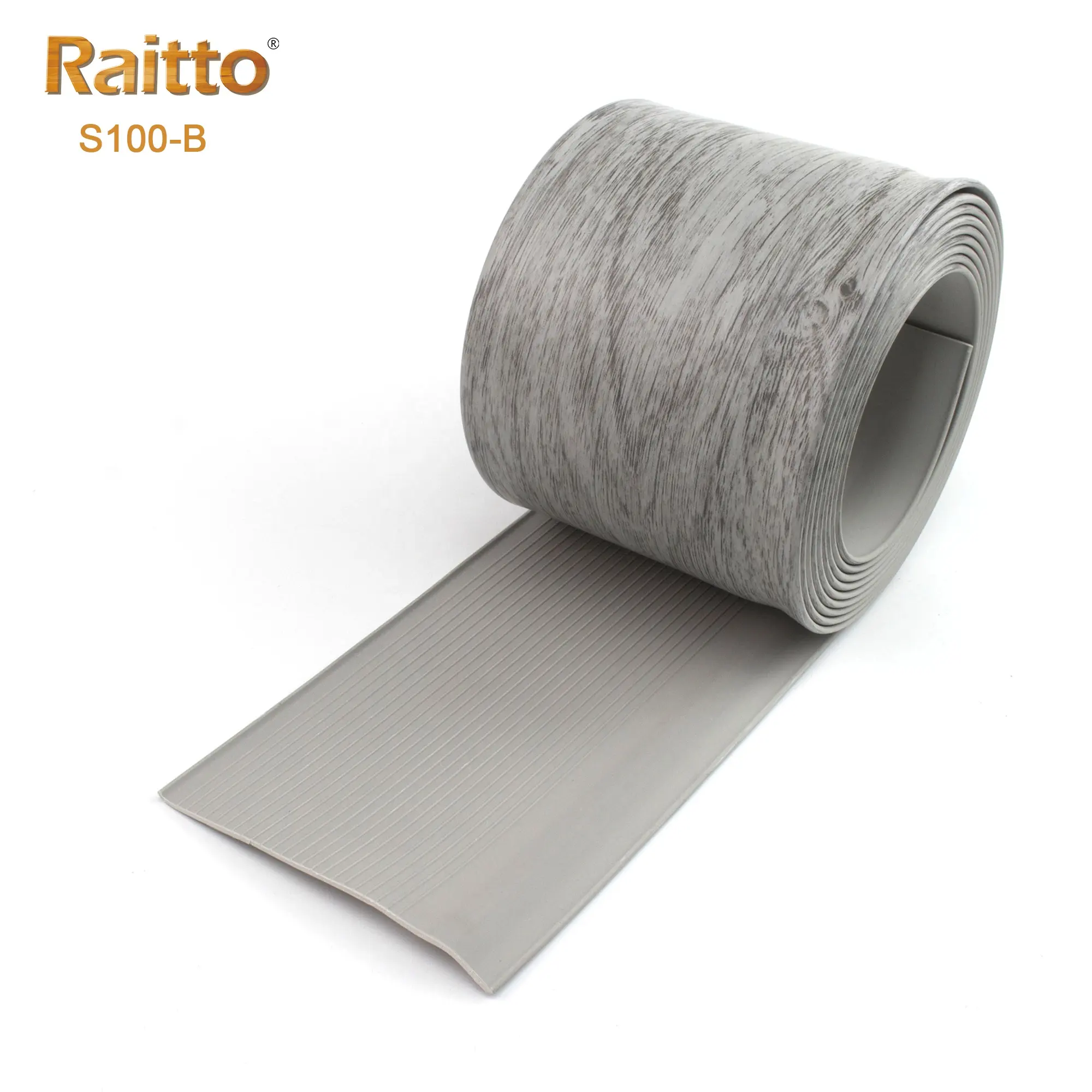 S100-B  RAITTO hot selling 4'' soft PVC skirting board/vinyl wall base