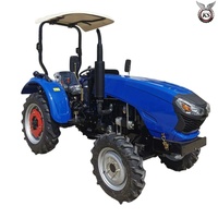 Mini tracteur agricole, tracteur 4x4 pour vergers et jardins, tracteur agricole compact à roues avec une efficacité élevée pour une utilisation agricole