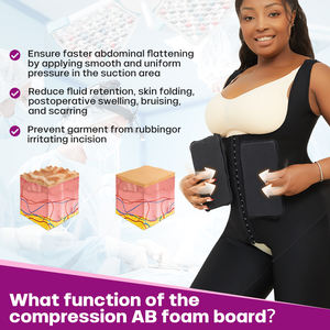 Juego de 2 piezas Ab Board Post cirugía <span class=keywords><strong>liposucción</strong></span> 360 Tummy Tuck Back Compression <span class=keywords><strong>Abdomen</strong></span> Board - Product Image 3