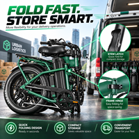 QMWHEEL F30 Pro Vélo Électrique Pliable Tout-Terrain 20 Pouces 250W 48V 45Ah Longue Portée – Entrepôt UK – Vente en Gros