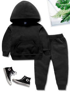 Venta al por mayor calidad niños algodón sudadera pantalones de chándal ropa conjunto niño Jogging chándal niños cremallera sudaderas conjunto - Product Image 3