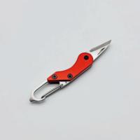 Mini couteau multifonctionnel EDC, porte-clés pratique, couteau de poche pliable, mini couteau de survie pour le camping en plein air