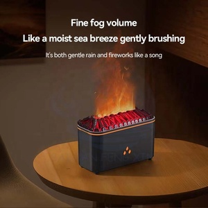 Mô phỏng ngọn lửa khuếch tán Máy tính để bàn nhà môi trường xung quanh mùi hương phun phòng ngủ im lặng tạo độ ẩm - Product Image 5